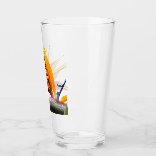 Tropische vogel van het Plant van het Paradijs Glas (Links)