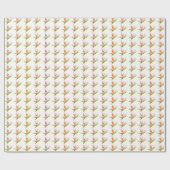 Tropische vogel van paradijsverpakkingspapier cadeaupapier (Vlak)