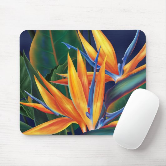 Tropische vogel van Paradise Mousepad Muismat (Met muis)