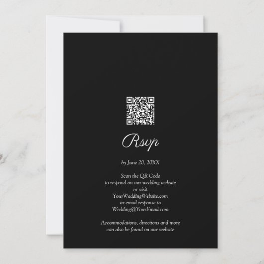 Tropische vogel van Paradise Wedding Invitations (Achterkant)
