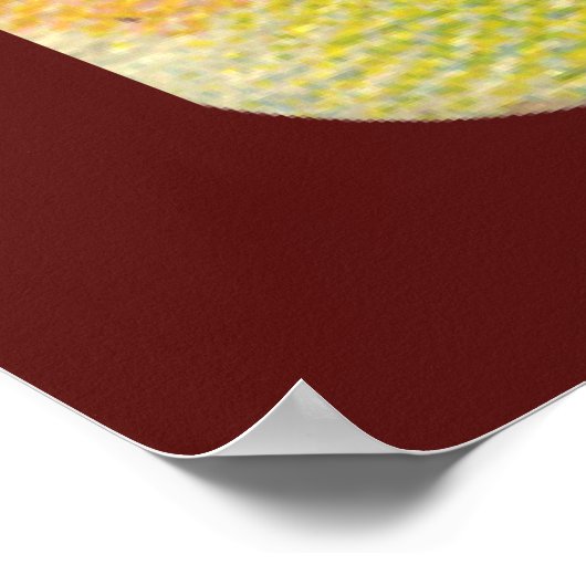 tropische vogelafdrukken poster (Hoek)