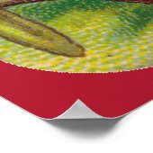  tropische vogelafdrukken poster (Hoek)