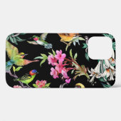 Tropische vogelbloemen: Waterverf Case-Mate iPhone Case (Achterkant (horizontaal))