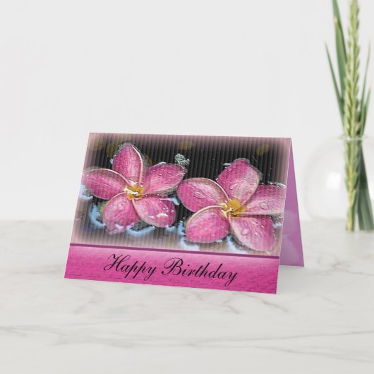 Tropische vogeldagkaart kaart (Voorkant)