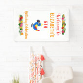 Tropische vogelfeestdag spandoek (Insitu)