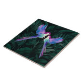 Tropische vogelkeramische Tegel Tegeltje (Zijkant)