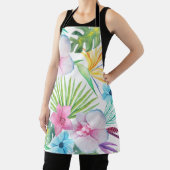 Tropische vogelkunst schort (Insitu)