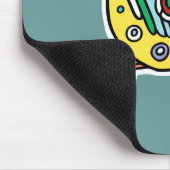 Tropische vogelmousepad muismat (Hoek)