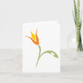 Tropische Vogelparadijs Bloem Kaart (Voorkant)