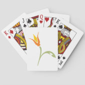 Tropische Vogelparadijs Bloem Pokerkaarten (Achterkant)