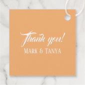 Tropische Vogelparadijs Bloemige Bruiloft Bedankjes Labels (Achterkant)