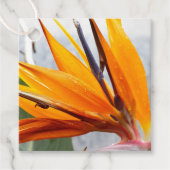 Tropische Vogelparadijs Bloemige Bruiloft Bedankjes Labels (Voorkant)