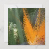 Tropische Vogelparadijs Huwelijksaankondigingen Kaart (Achterkant)