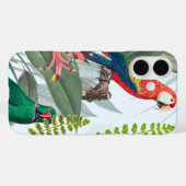 Tropische vogelparrots en olievlekken Case-Mate iPhone case (Achterkant (horizontaal))