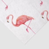 Tropische vogelreeks: Flamingo Design 2 Tissuepapier (Detail)