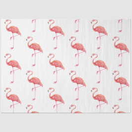 Tropische vogelreeks: Flamingo Design 2 Tissuepapier