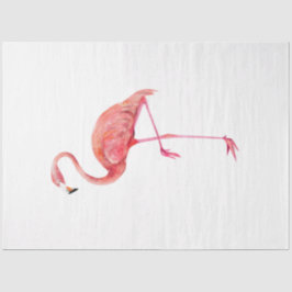 Tropische vogelreeks: Flamingo Tissue Paper Tissuepapier