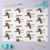 Tropische Vogelreeks: Toucan Ontwerp 2 Tissuepapier (Craft)
