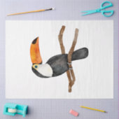 Tropische vogelreeks: Toucan Tissuepapier (Craft)