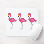 Tropische vogelroze flamingo Flamingos Muismat (Met muis)
