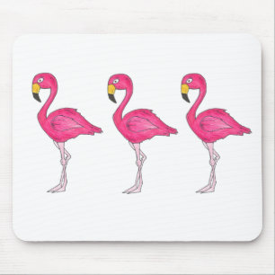 Tropische vogelroze flamingo Flamingos Muismat
