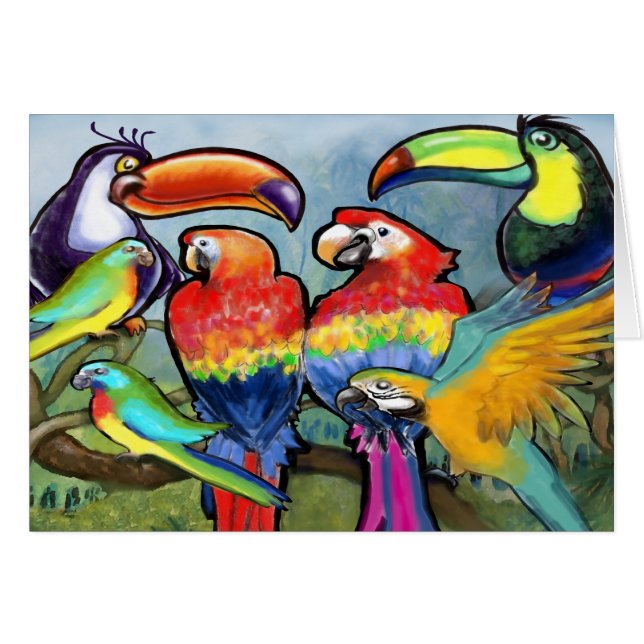 Tropische vogels (Voorkant Horizontaal)