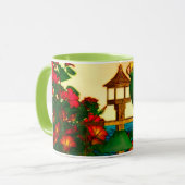 Tropische vogels 1 "Parrots" Mok (Voorkant links)