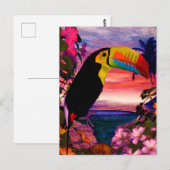 Tropische vogels 2 "Toucans" Briefkaart (Voorkant / Achterkant)