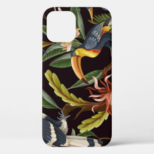 Tropische vogels:  bladeren & bloemen Case-Mate iPhone case