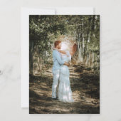 Tropische Vogels Elegante Whimsical Moderne Bruilo Kaart (Achterkant)