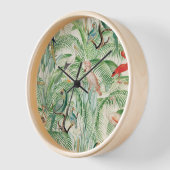  tropische vogels en palmbladeren (Hoek)