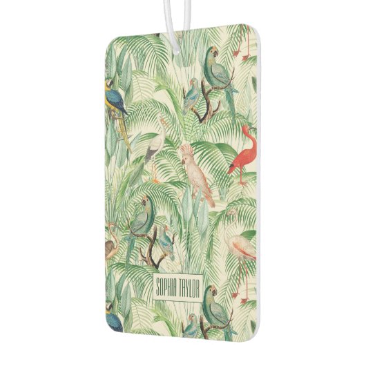 tropische vogels en palmbladeren luchtverfrisser (Links)