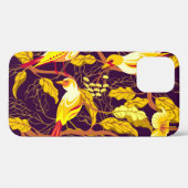 Tropische vogels Exotische bloemen illustratie Case-Mate iPhone Case (Achterkant (horizontaal))