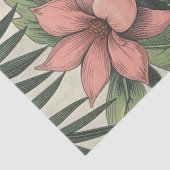 Tropische vogels gedurfde illustratie tissuepapier (Detail)