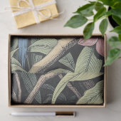 Tropische vogels gedurfde illustratie tissuepapier (Geschenk)