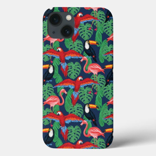 Tropische vogels in heldere kleuren Case-Mate iPhone case (Achterkant)