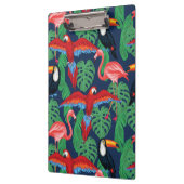 Tropische vogels in heldere kleuren klembord (Links)