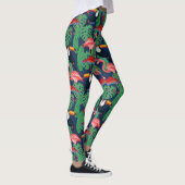 Tropische vogels in heldere kleuren leggings (Rechts)