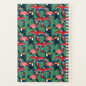 Tropische vogels in heldere kleuren planner (Achterkant)