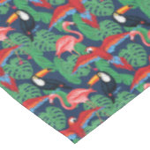 Tropische vogels in heldere kleuren tafelkleed (Gekanteld)
