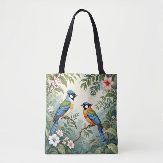 Tropische vogels in het Oerwoud Tote Bag (Voorkant)