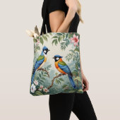 Tropische vogels in het Oerwoud Tote Bag (Dichtbij)