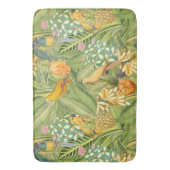 Tropische  vogels in Oerwoud Paradise-geel Badmat (Voorkant Verticaal)