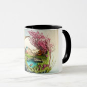 Tropische Vogels Keramische Cup Mok (Voorkant rechts)