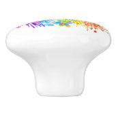 Tropische Vogels Keramische Knoppen (Zijkant)