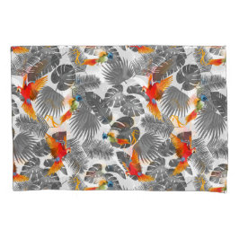 tropische vogels kussensloop