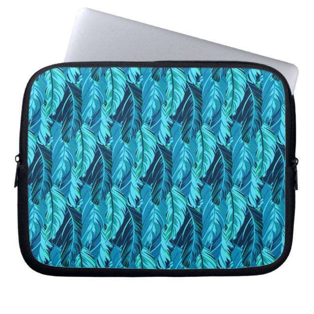 Tropische vogels laptop sleeve (Voorkant)
