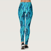 Tropische vogels leggings (Achterkant)