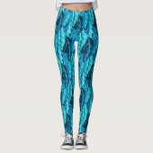 Tropische vogels leggings (Voorkant)