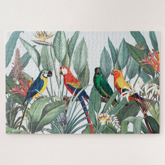 TROPISCHE VOGELS LEGPUZZEL (Horizontaal)
